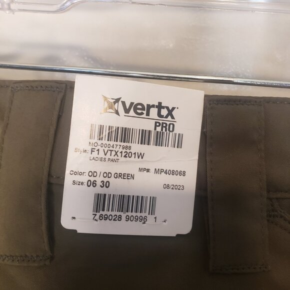 NWT Vertx Womens Olive Green Tactical Pants Size 6 - Picture 5 of 13